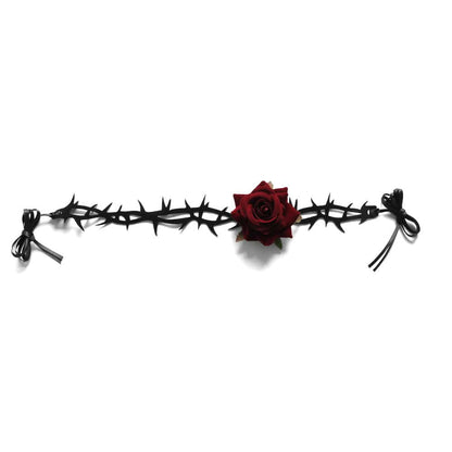 Women's Gothic Rose Thorn Choker - Punk Lovers