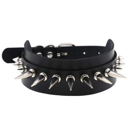Women's Punk Long Rivets Chokers - Punk Lovers
