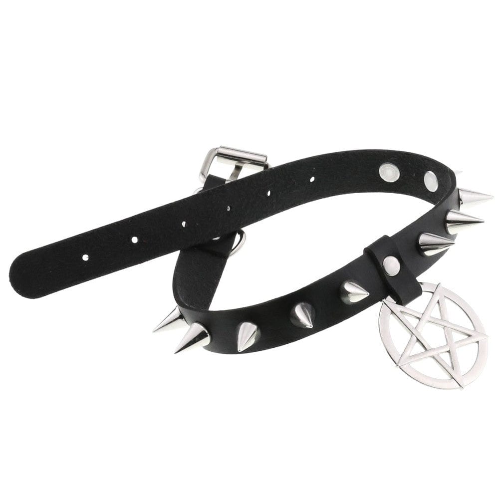 Women's Punk Star Studded Choker - Punk Lovers