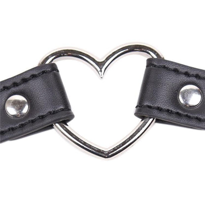 Women's Punk Heart Black Choker - Punk Lovers