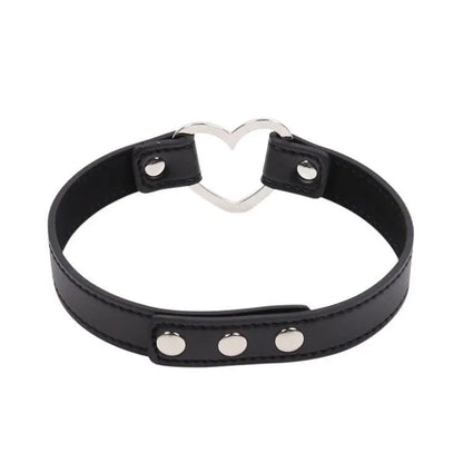 Women's Punk Heart Black Choker - Punk Lovers