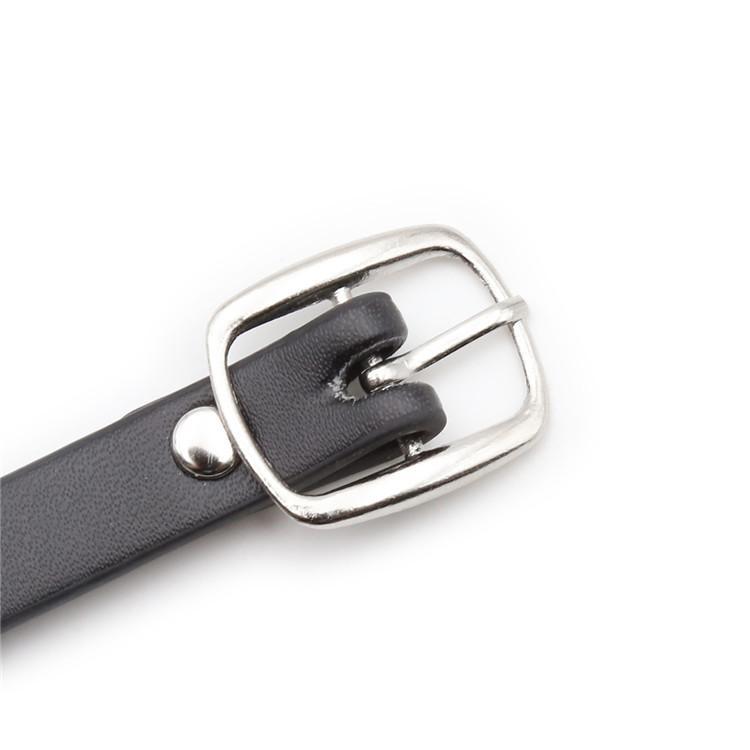 Women's Punk O-ring Black Choker With Little Bell - Punk Lovers