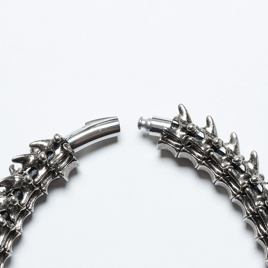 Men's Punk Spine Magnetic Buckle Choker - Punk Lovers